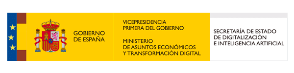 Logotipo del gobierno de España, secretaría de estado de digitalización e inteligencia artificial.