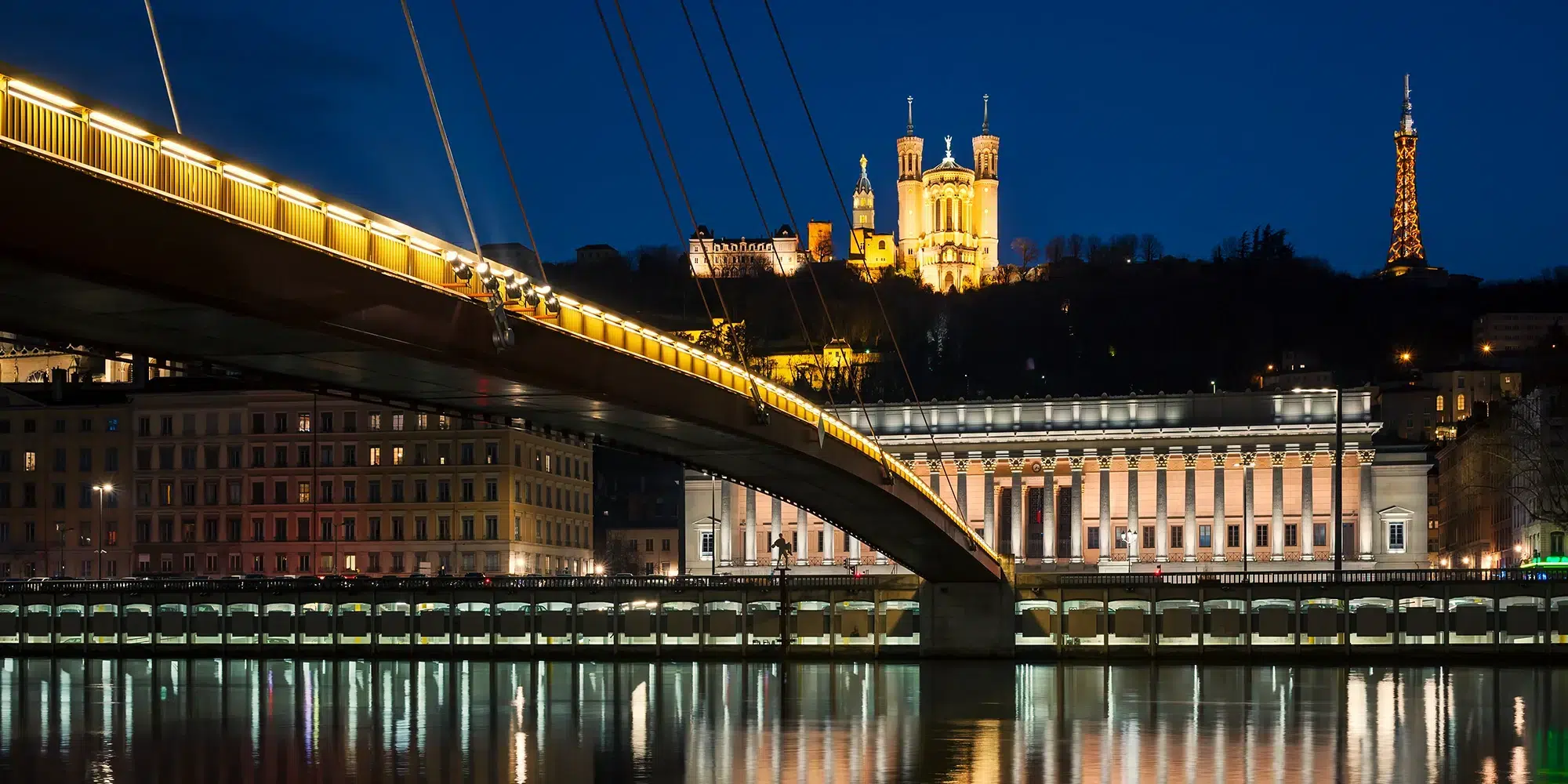 Fotografía nocturna de paris
